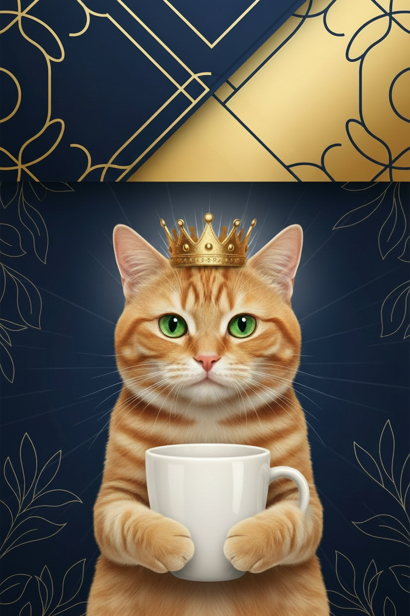 Ginger Cat Mug Editorial