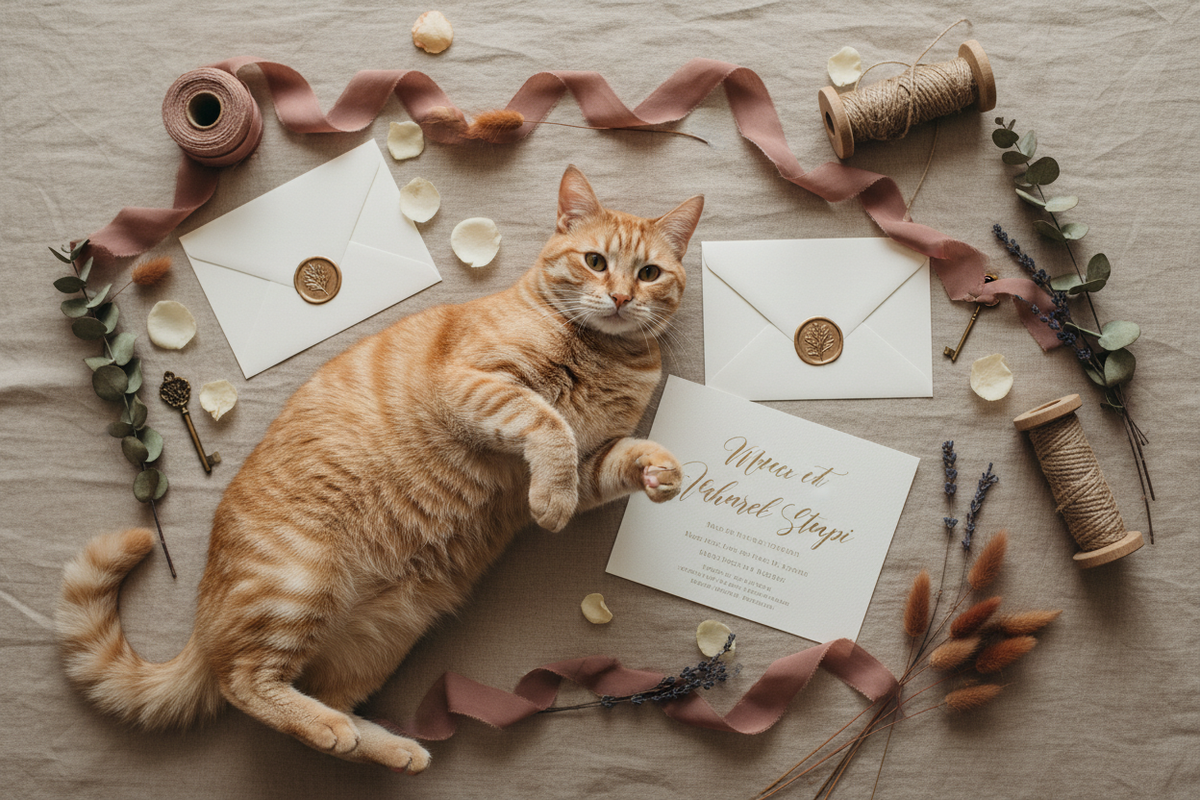 Ginger Cat Invite Style 2